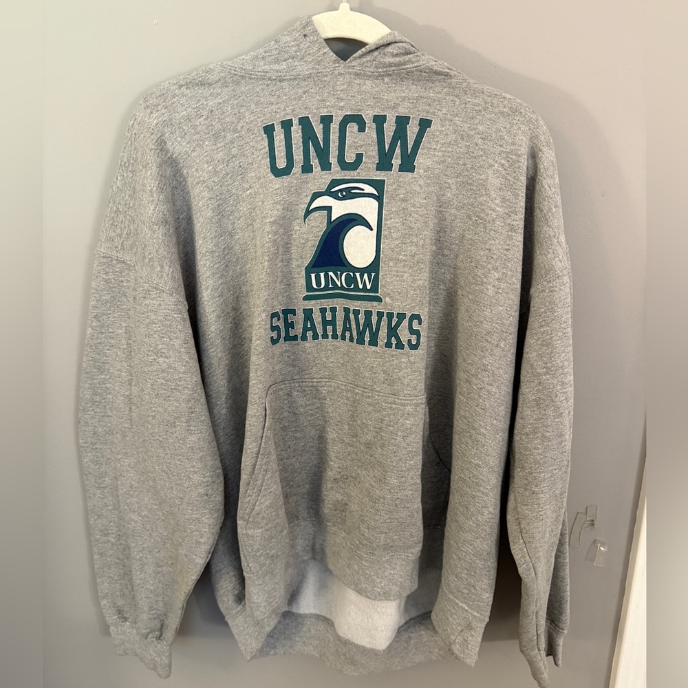 UNCW Seahawks Gray Hoodie